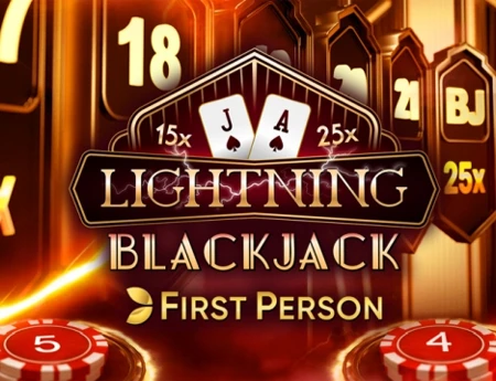 First Person Lightning Blackjack